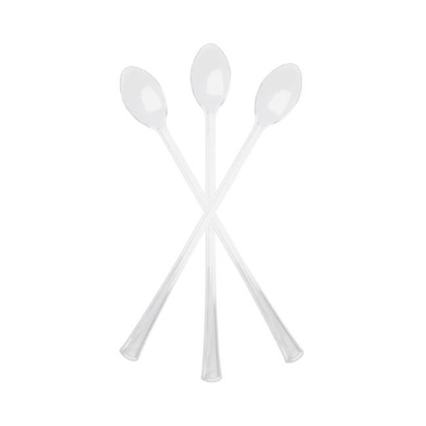 Fineline Settings Fineline Settings 6511-CL Clear Cocktail Spoon 6511-CL